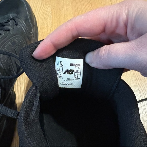 New Balance 623v3 Black Sz 15 2E Sneakers Dad Referee Shoes - Picture 5 of 5